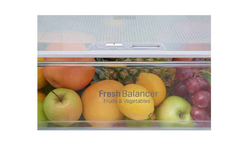 LG Ny  kombinerad Kyl/Frys med Total No Frost, 201cm (nettovolym 343 liter), GBB60NSFFB